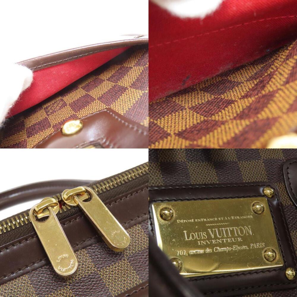 LOUIS VUITTON Brown Damier Canvas Boston Bag - Picture 7 of 11